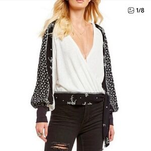 Free People Auxton Thermal Wrap top. M/L
